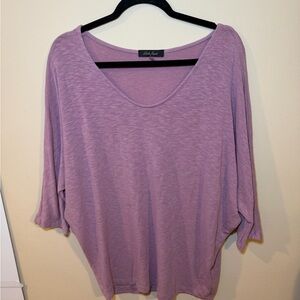 Laila Jayde Lavender Long Sleeve Tee